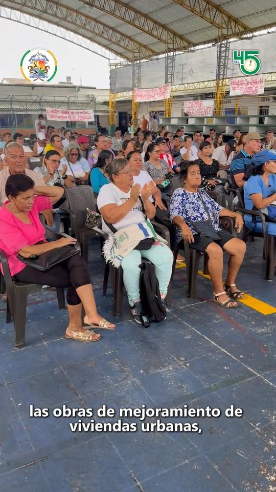 Hoy en 4⃣5⃣ Segundos⏳ 1⃣ Arrancan obras de mejoramientos de viviendas urbanas.