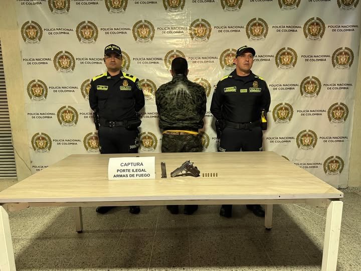 ¡Capturado por portar arma ilegal en Guamal! Gracias a los patrullajes y