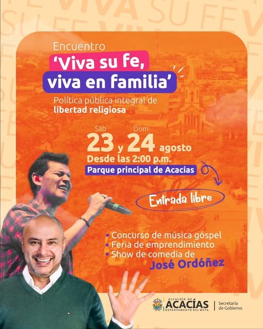 Este sábado 23 y domingo 24 de agosto todos los acacireños están