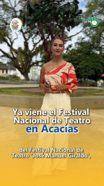 Hoy en 4⃣5⃣ Segundos⏳ 1⃣ Ya viene el Festival Nacional de Teatro