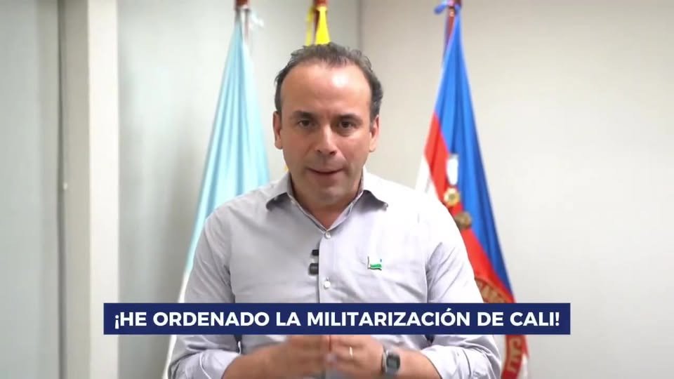 #Cali #Atentado El alcalde de Cali, ordena la militarización de la ciudad