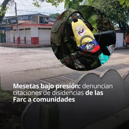 El alcalde de Mesetas, Camilo Pulgarín, alertó sobre la creciente intimidación de