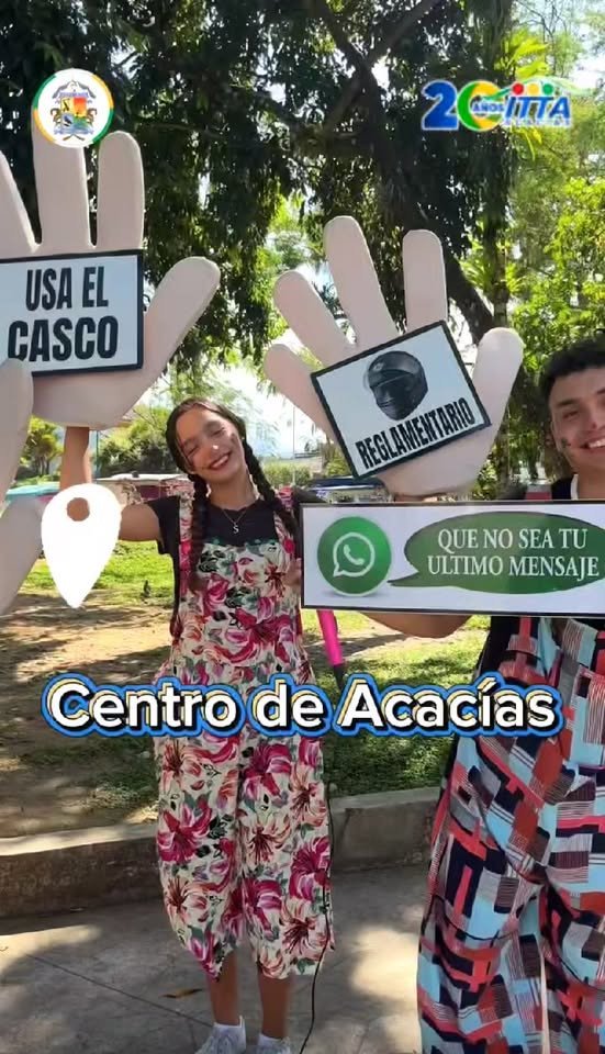 ¡Con educación y pedagogía generamos cultura vial entre los acacireños! Con ese