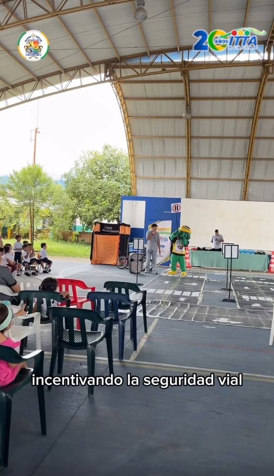 ¡Estamos 'sembrando' la educación y la cultura vial en los niños acacireños!
