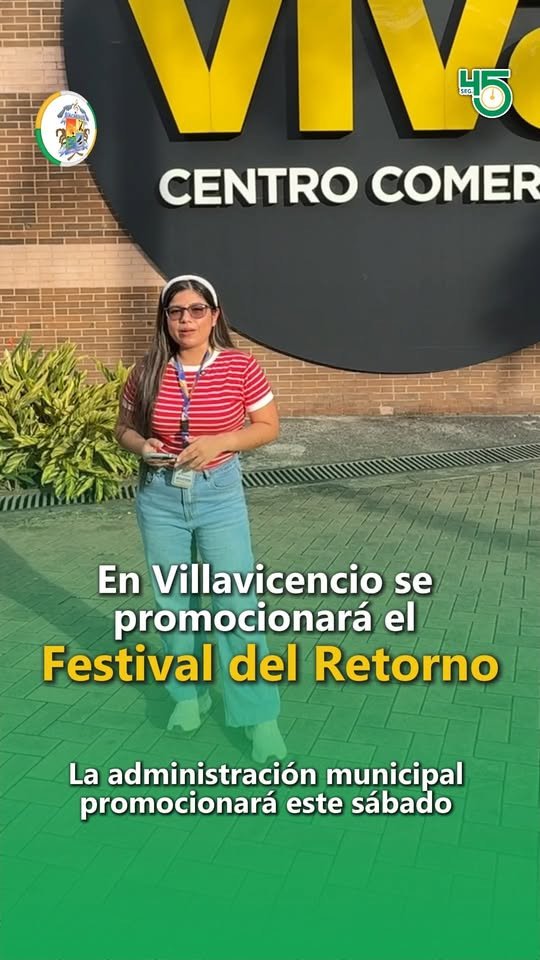 Hoy en 4⃣5⃣ Segundos⏳ 1⃣ En Villavicencio se promocionará el Festival del