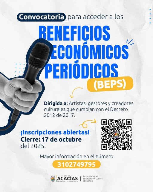 ¡Llega la oportunidad para que los artistas, creadores y gestores culturales de