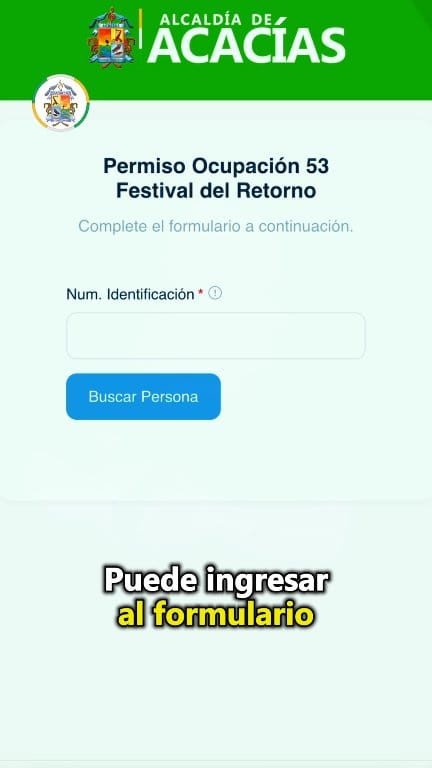 ¡Atención vendedores y emprendedores de Acacías! Si usted desea realizar actividades comerciales
