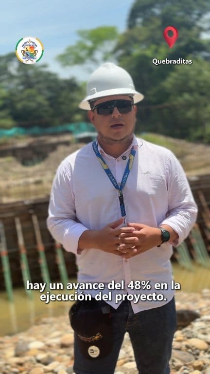 ¡Las obras del nuevo puente sobre el caño Chichimene, en la vereda