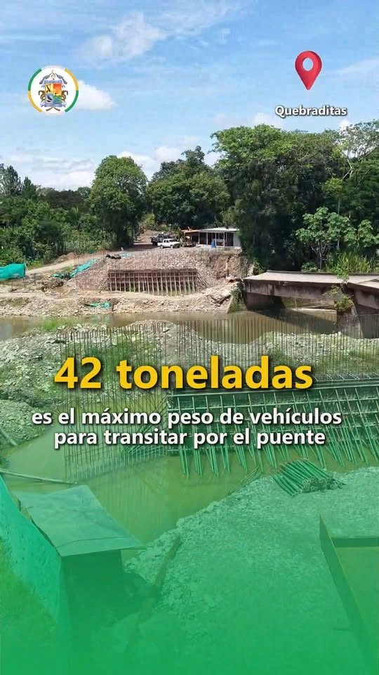 ¡Firme y seguro. Así avanza el proyecto de construcción del nuevo puente