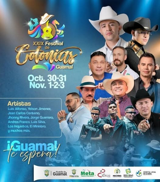 ¡Genial! Parece que el XXIX Festival de Colonias Guamal está a la