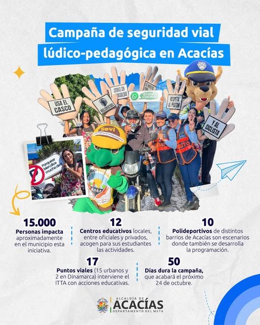 ¡La educación vial es el camino para prevenir la accidentalidad en Acacías!