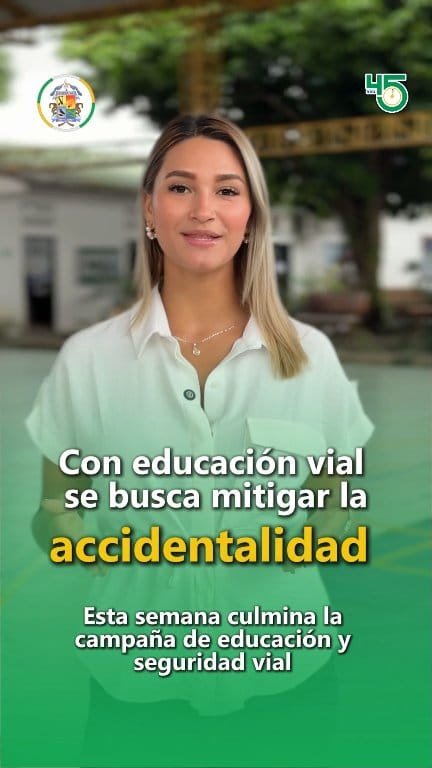 Hoy en 4⃣5⃣ Segundos⏳ 1⃣ Con educación vial se busca mitigar la