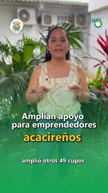 Hoy en 4⃣5⃣ Segundos⏳ 1⃣ Amplían apoyo para emprendedores acacireños. 2⃣ Se