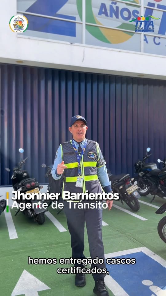 ¡Entrega de cascos certificados para fomentar la cultura vial! El Instituto de