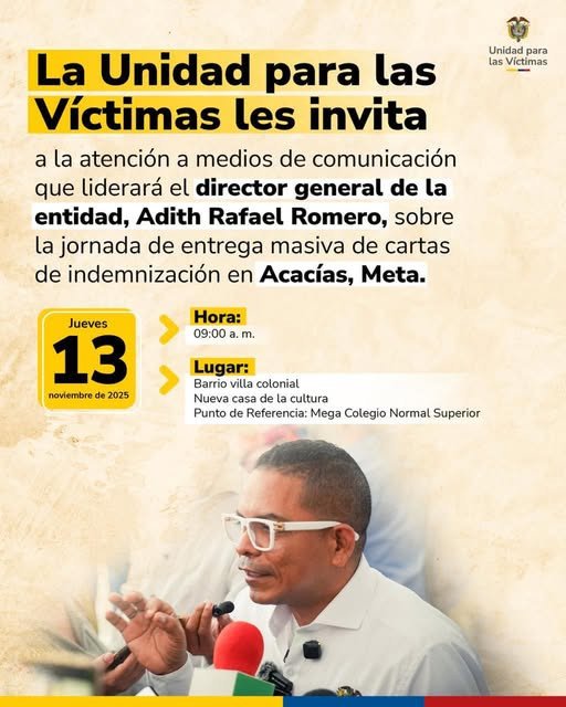 #acacías Invitación del gobierno nacional y la alcaldía de Acacías