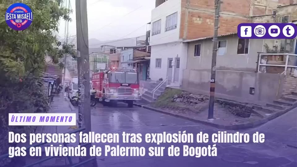 Dos personas fallecen tras explosión de un cilindro de gas en una