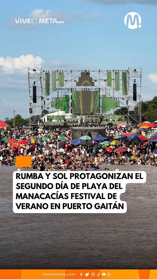 Full rumba, sol y playa marcan el segundo día del Manacías Festival
