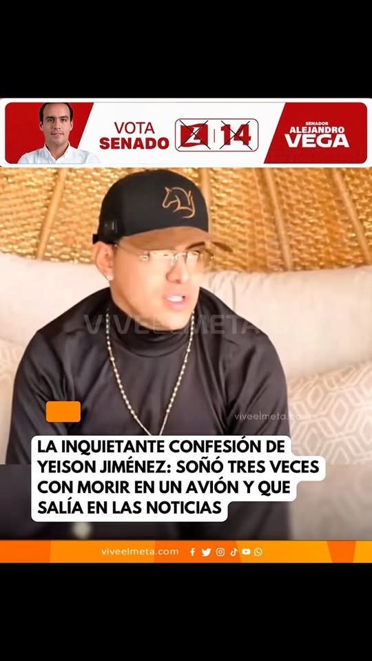Hace dos semanas, el cantante de música popular Yeison Jiménez reveló en