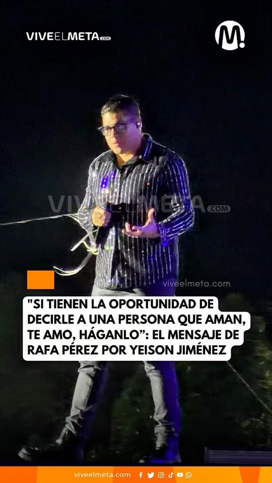 En un ambiente de emoción y silencio, el cantante Rafa Pérez recordó