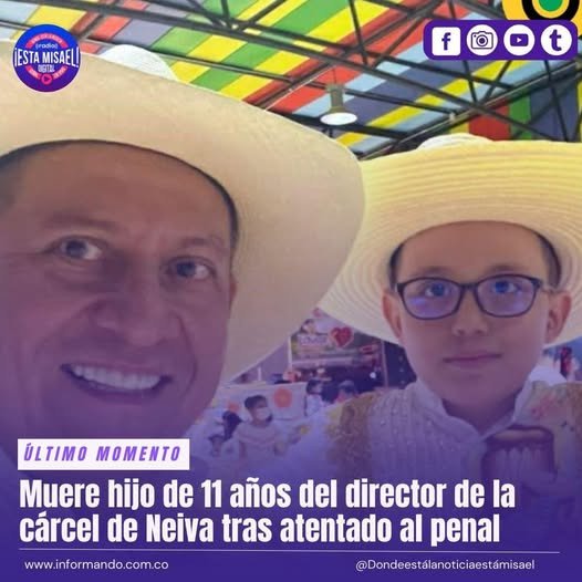 Muere hijo de 11 años del director de la cárcel de Neiva