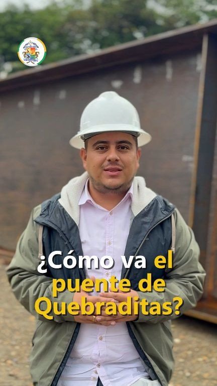 CONTINÚAN LOS TRABAJOS EN EL PUENTE DE QUEBRADITAS La obra del puente