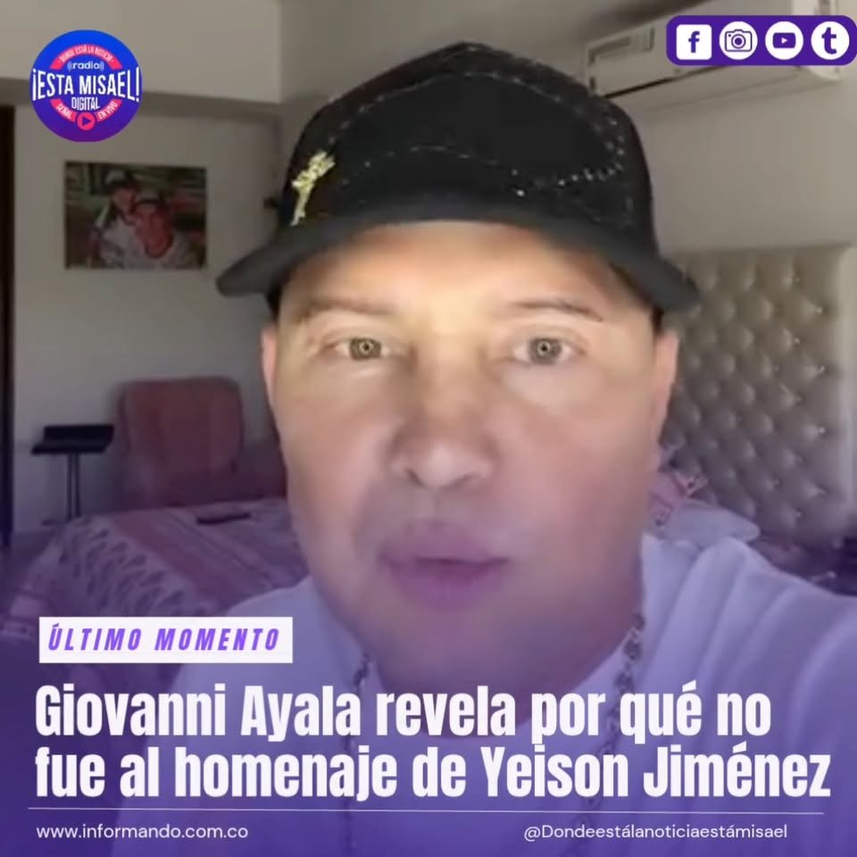Giovanny Ayala revela por qué no fue al homenaje de Yeison Jiménez