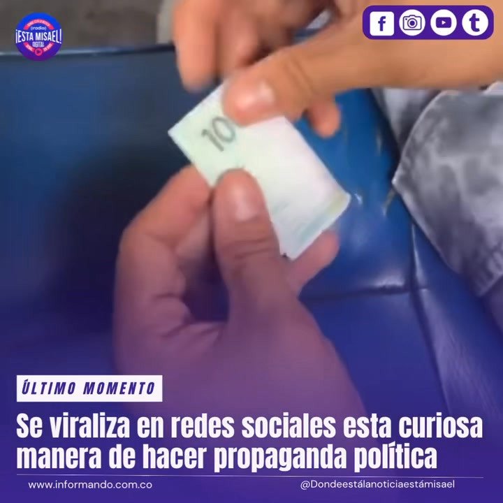 Se viraliza en redes sociales esta curiosa manera de hacer propaganda política.