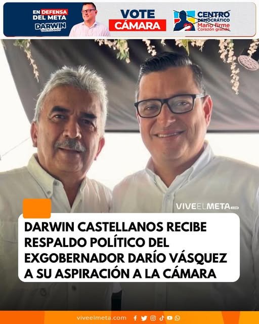 El candidato del Centro Democrático a la Cámara de Representantes por el