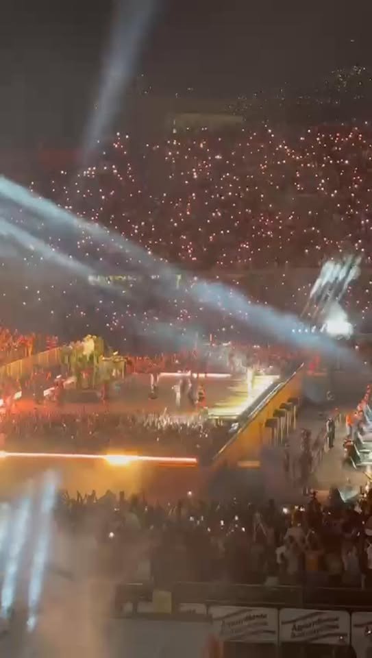 #Conciertos Nos reportan directamente desde el estadio Atanasio Girardot en uno de