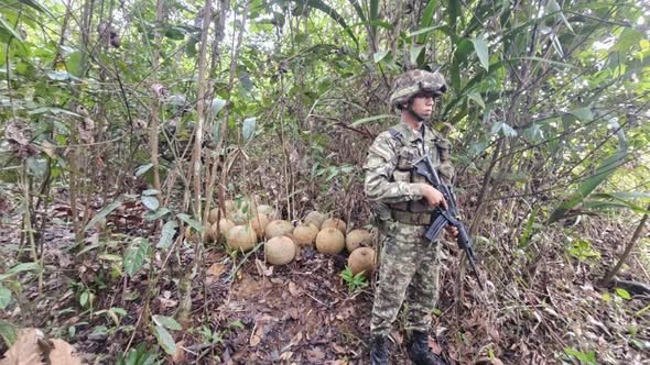 #ejercitonacionaldecolombia *Ejército Nacional neutralizó am3naza explosiv4 en zona rural de Ca...