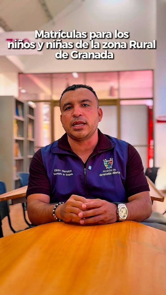 Matrículas abiertas en la zona rural de Granada. La Secretaría de Educación,