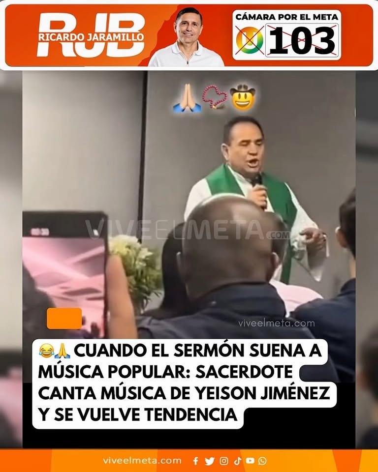 Los feligreses no sabían si decir amén o pedir bis. En plena