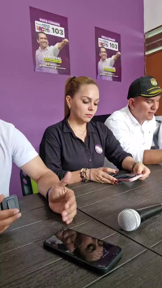 Sandoval en Guamal. El candidato del frente amplio pacto número 103 a