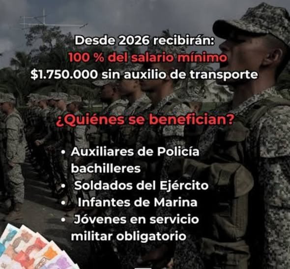 #SalarioDigno SOLDADOS CELEBRAN EL PAGO DE SU CONTRIBUCIÓN A LA PATRIA. Por